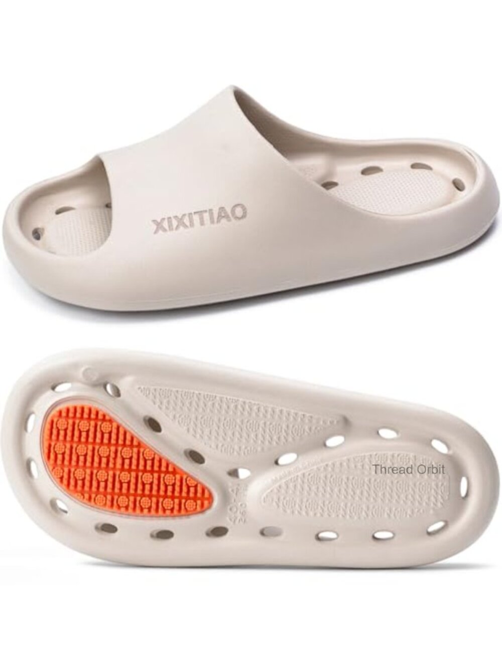 Non Slip Quick Drying Shower Shoes Drain Holes EVA Slippers